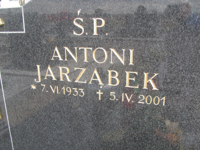 Antoni Jarząbek 1933 Lubawa - Grobonet - Wyszukiwarka osób pochowanych