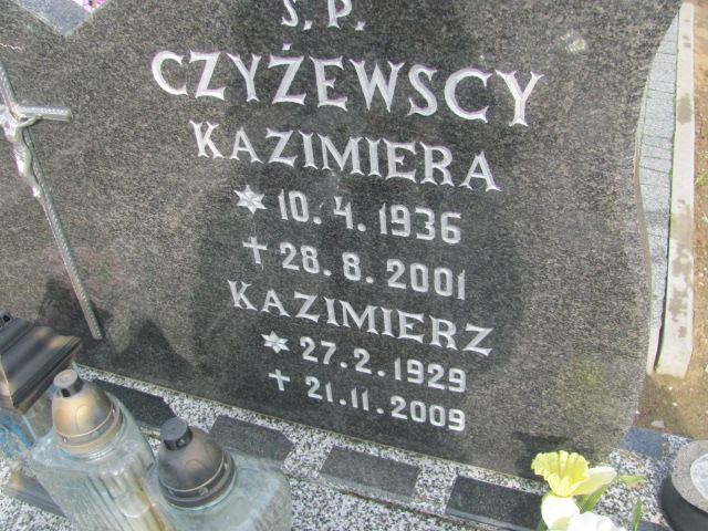 Kazimierz Czyżewski 1929 Lubawa komunalny - Grobonet - Wyszukiwarka osób pochowanych